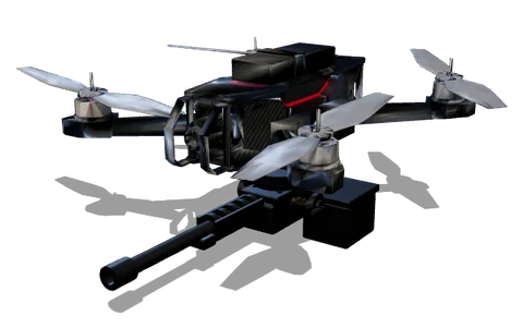 Gun drone
